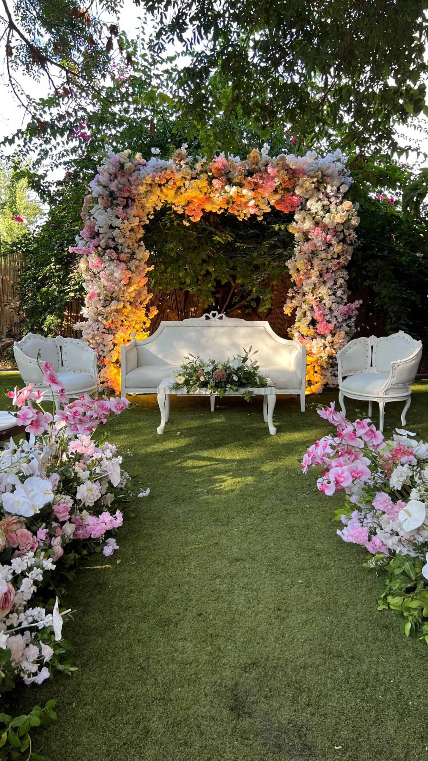 Flowery setup